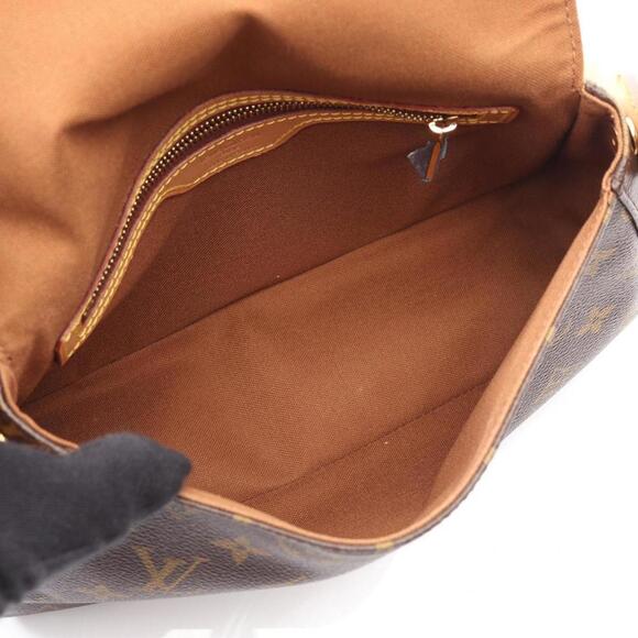 LOUIS VUITTON Brown Monogram Leather Mini Looping Bag - Picture 3 of 10